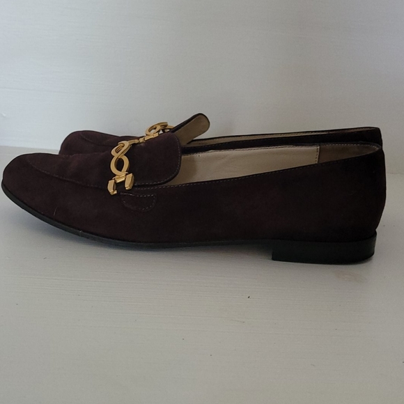 BALLY Suede Shoes with Gold buckle - Picture 4 of 5
